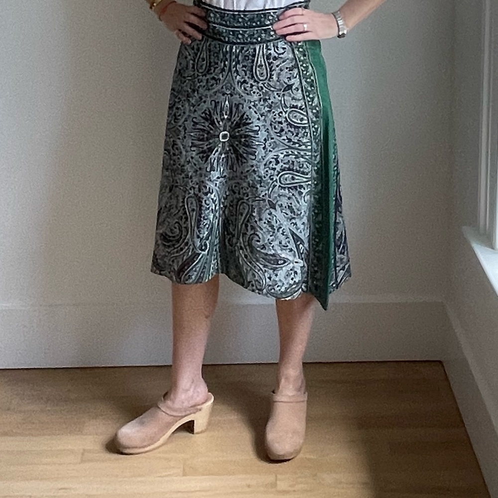 Calypso Silk Skirt Small